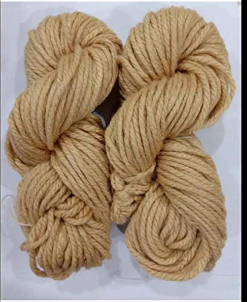 NTGS GANGA Knitting Yarn Thick Chunky Wool Best Used with Crochet Needles Shade no18 200 gm