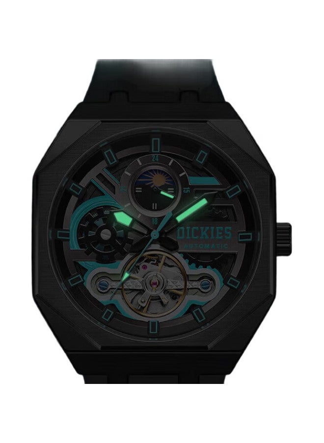 Dickies Mechanical Watch Men'S Automatic Hollow Watch Black Gift Box Model For Boyfriend Cl-485P1-12Jx(A) - Image 1