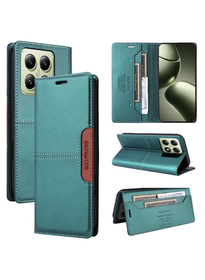 The Bros Case For Xiaomi 14T G01 RFID Anti-theft Leather Phone Case