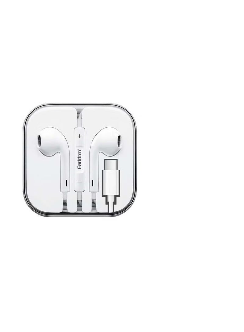 Earldom ET-E74C USB-C Wired Earbuds with Microphone & Volume Control - Image 4