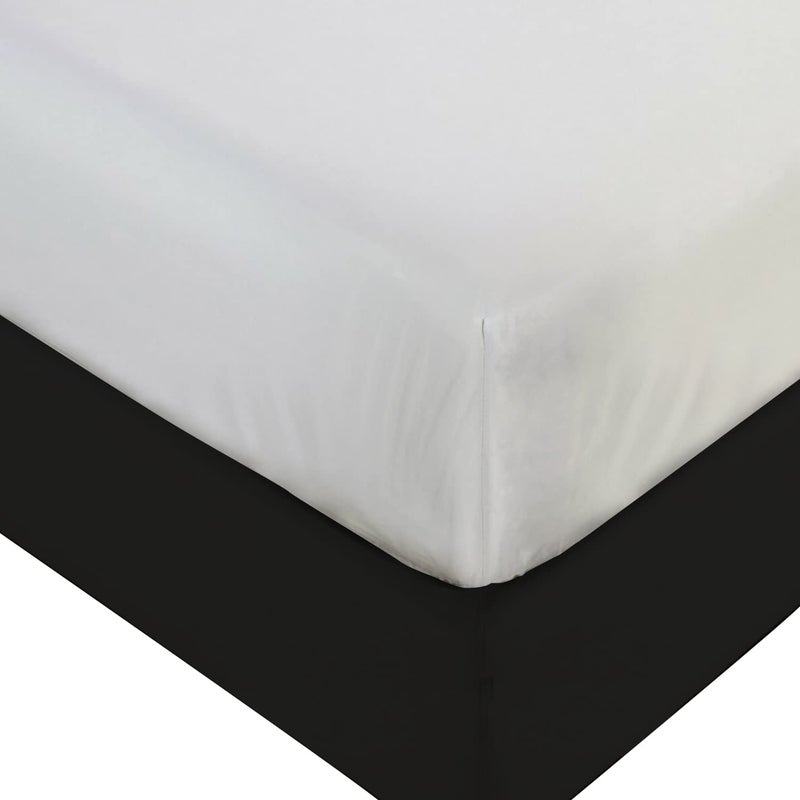 SHOPBEDDING Plastic Mattress Protector 36"" x 75""  Fitted Sheet Style  Waterproof Vinyl Mattress Cover  Heavy Duty Breathable - Bed Wetting and Spill Protection for Mattress by Blissford 