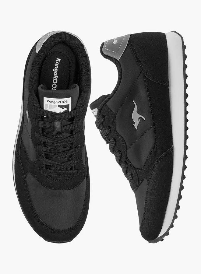 kangaROOS Women's Logo Detail Sneakers with Lace-Up Closure