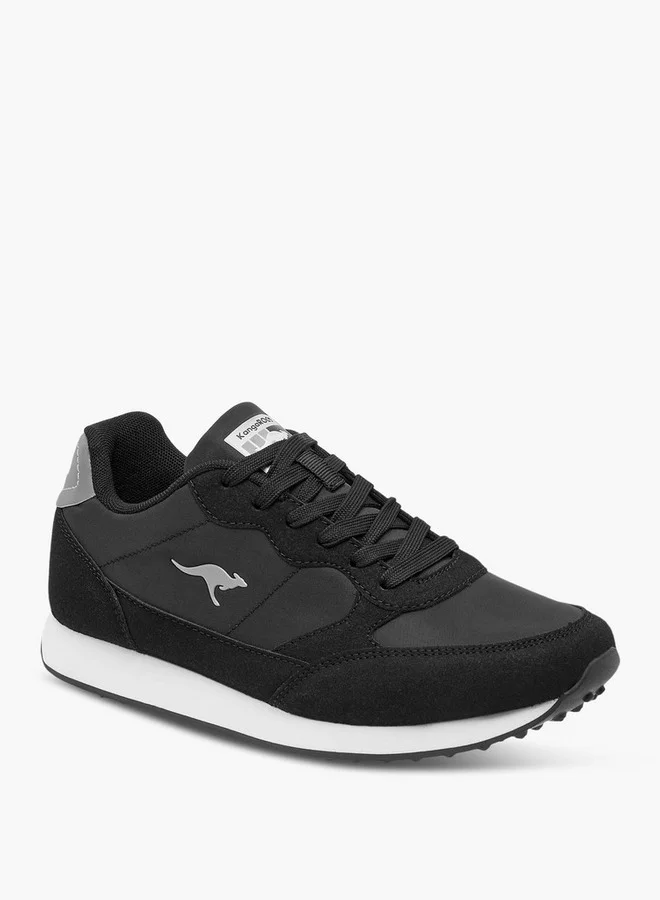 kangaROOS Women's Logo Detail Sneakers with Lace-Up Closure