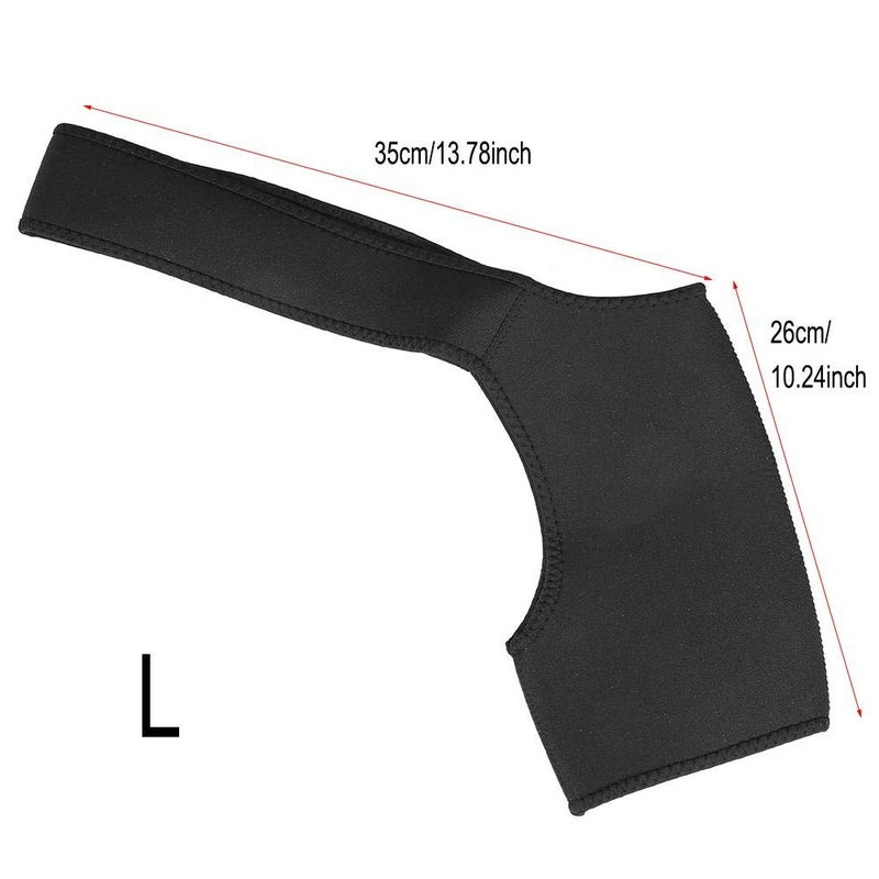 cheekyglo Shoulder Brace Shoulder Support Strap Protection Brace Keep Warm Injuries Pain Arm Protection Compression Sleeve Strap Shoulder Posture Corrector Helps Increase Blood Circulation(L4649cmL4649cm - Image 5
