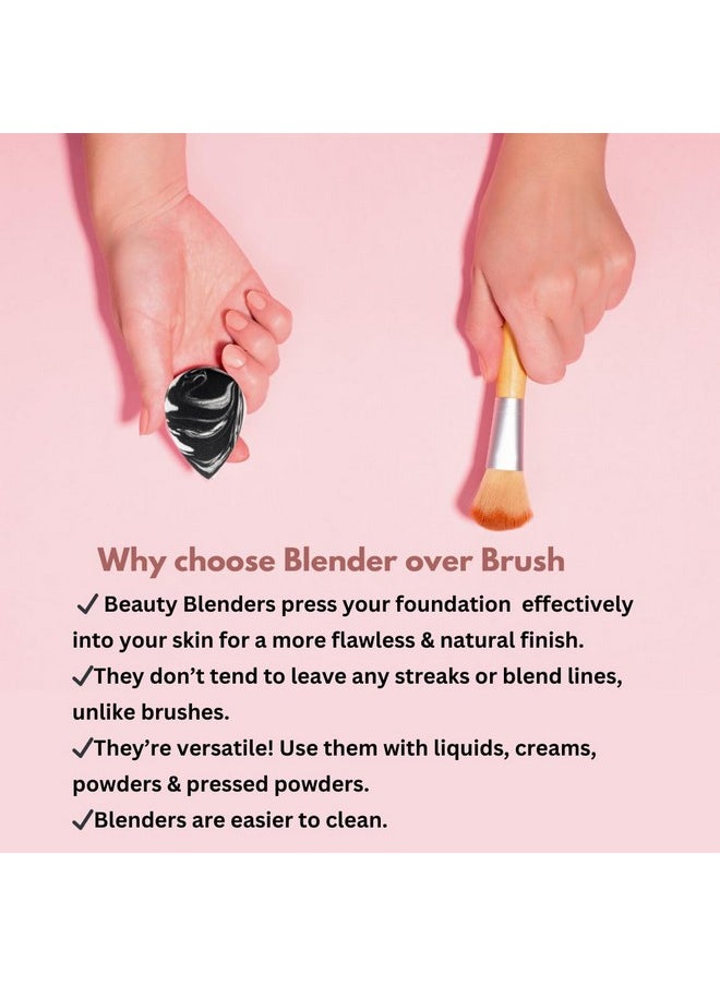Spekta - Pro Blend Beauty Blender Super Soft Sponge For Face Makeup, Latex Free, Professional Make-Up Blender Sponge To Uise Wet Dry In Tear Drop Shape (Pack Of 1) - Image 1
