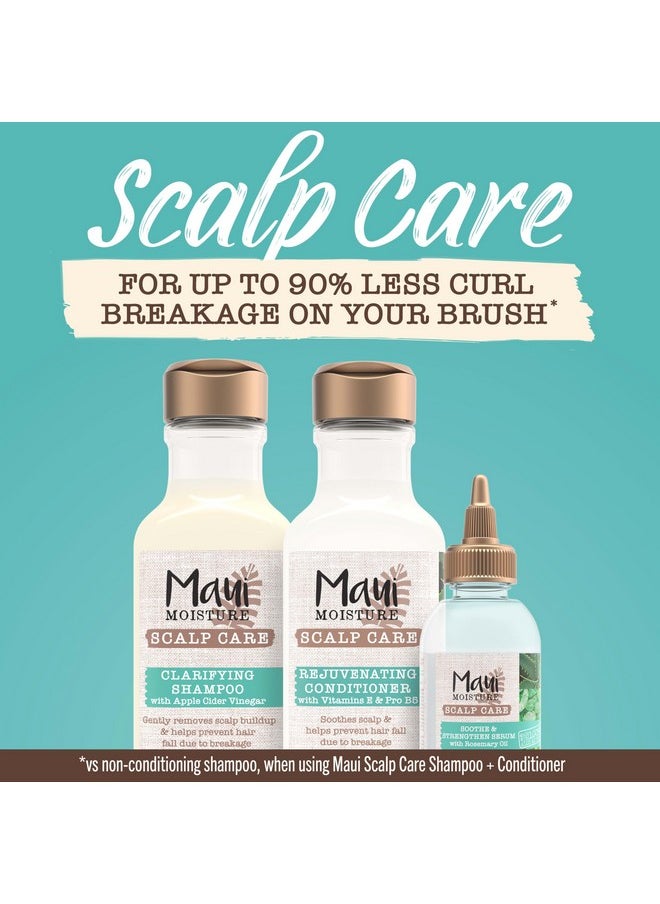 MAUI MOISTURE Scalp Care Clarifying Shampoo Apple Cider Vinegar Curly Hair Shampoo Moisturizes & Removes Scalp Buildup Sulfatefree Surfactants 13 Fl. Oz  - Image 2