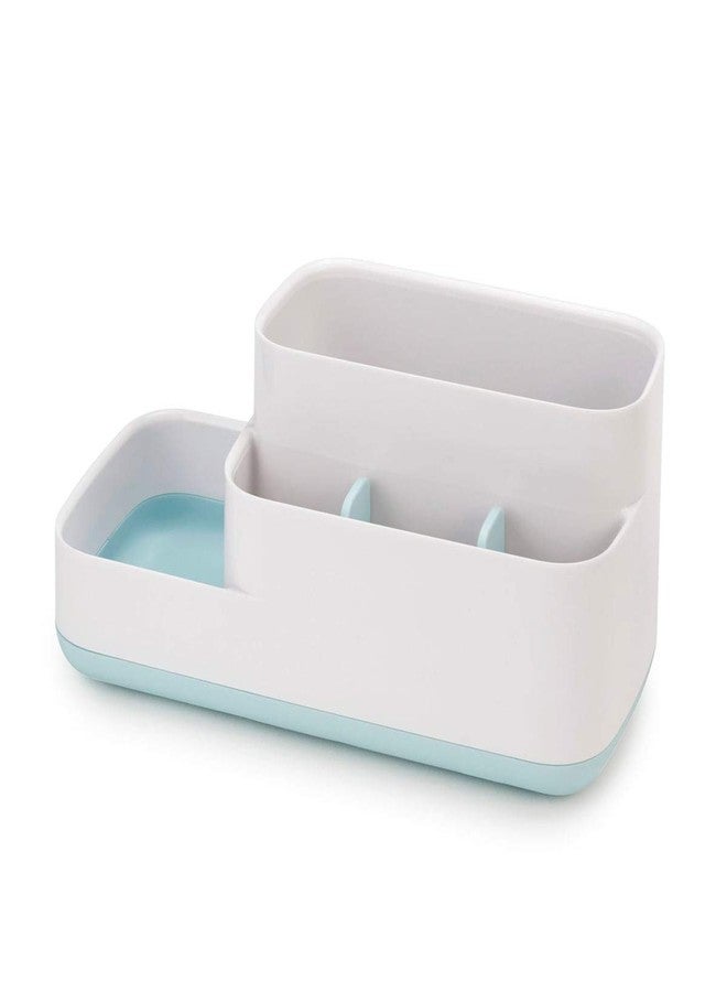 PAVITYAKSH JESOPB Bathroom CADDY5 Comportment Kitchen or Bathroom Storage Organizer, Toothbrush Holders Home Office and Toiletry Storage Sink Caddy Countertop Shaving Kit Plastic - Image 1