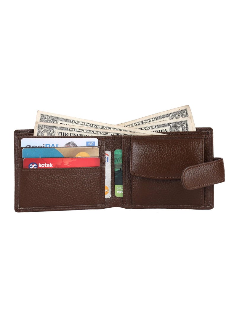 HAMMONDS FLYCATCHER - Leather Wallet for Men, Brushwood - Image 1