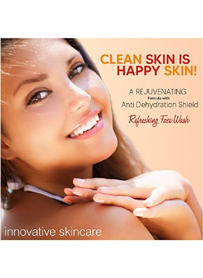 MEGLOW - Refreshing & Rejuvenating Face Wash Pack of 2 (70g Each) with Anti Dehydration Shield || Soap Free Face Wash for All Skin Types ||Helps to Make Skin Soft Supple and Fresh (Unisex) - Image 1