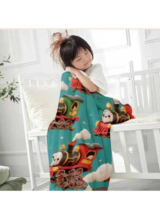 general Flannel thin blanket (warm and comfortable, suitable for sleep, gaming, dust removal and sandproof) 150cm*200cm - 313 - Image 1