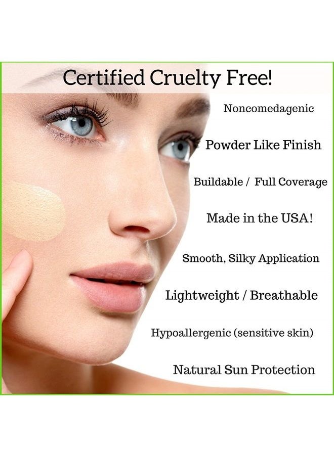 Fifth & Skin (SANDY BEIGE) Better'n Ur Skin Liquid Foundation – Natural – Organic - Gluten Free - Vegan - Cruelty Free - Palm Free - Natural Sun Protection – Healthy, Buildable Coverage - 1 oz.  - Image 3