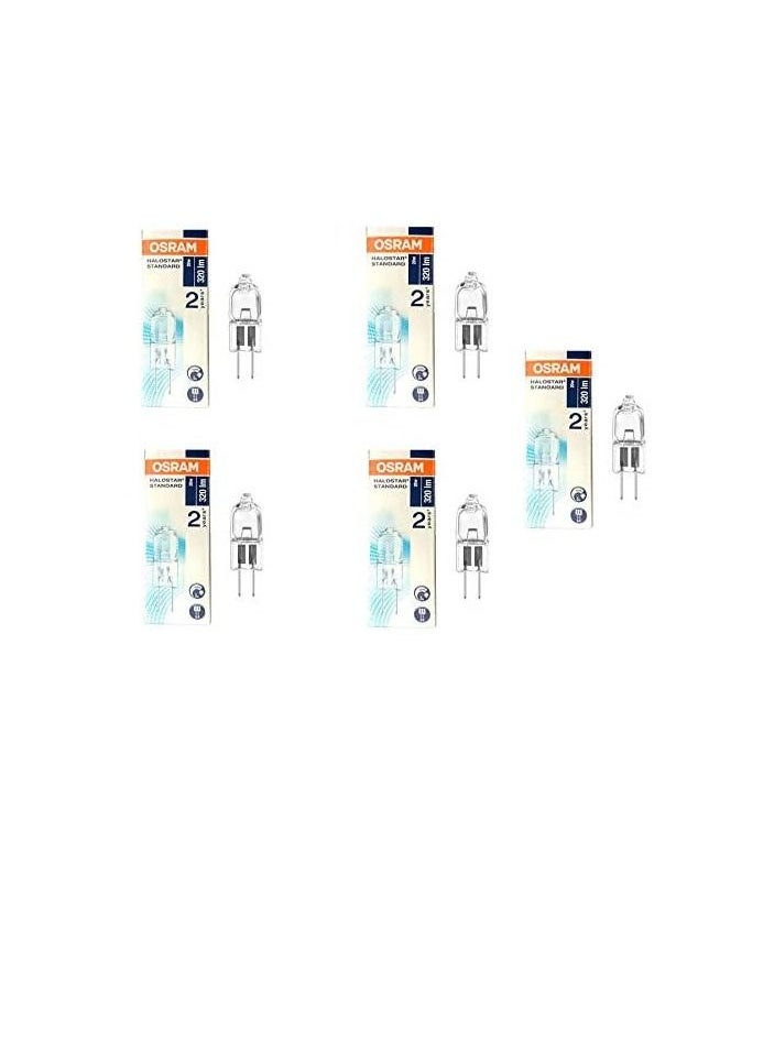 Osram - Osram Home Decorative Halogen Capsule Bulb, 20W G4, 12V, (Pack of 5) - Image 1