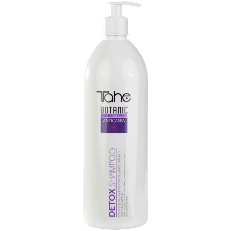 Tahe Detox AntiDandruff Shampoo with Citrus Essential Oils and Menthol Natura 1000 ml