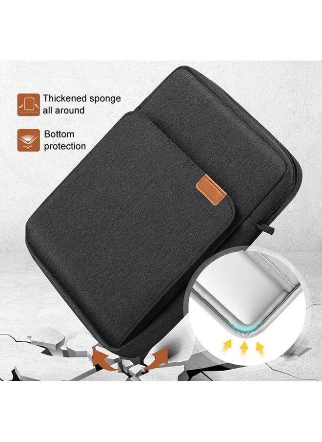 BURAQ - Vertical Laptop Bag Handheld Shoulder Crossbody Bag, Size: 9.7-11 Inch(Wine Red) - Image 1