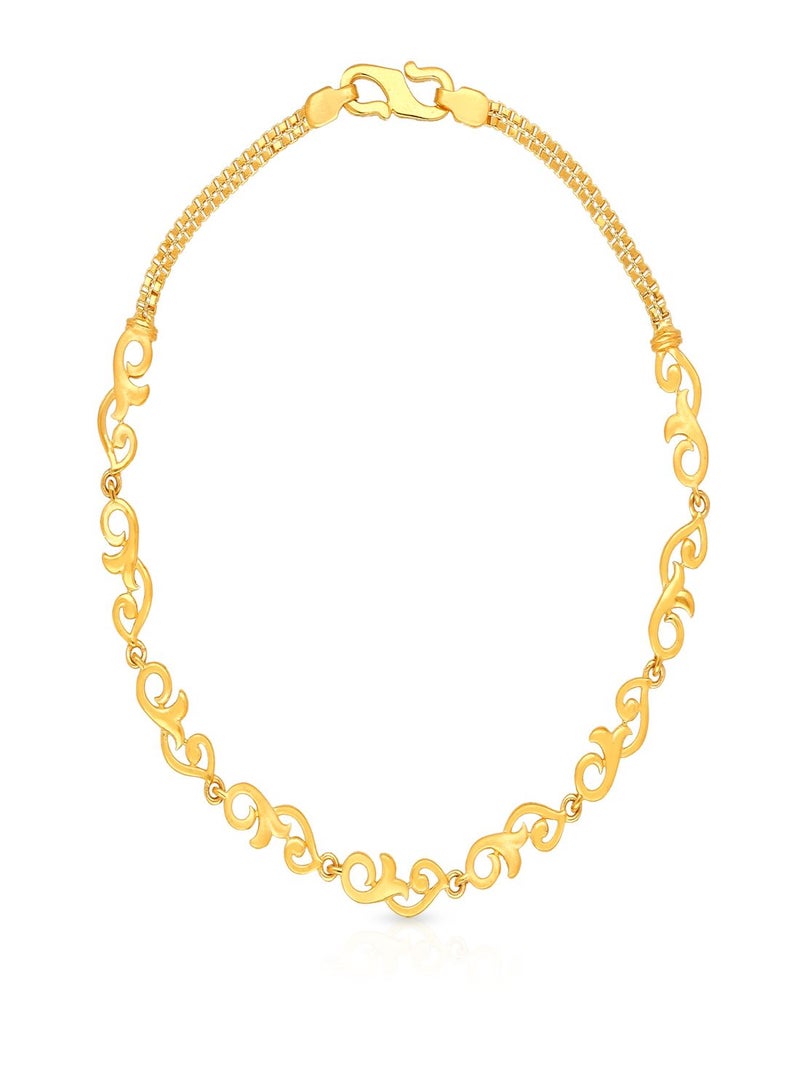 Malabar Gold and Diamonds 22 KT 916 Purity Gold Bracelet DZBR411Y75  - Image 1
