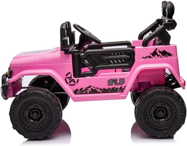 TOYOTA FJ Cruiser 12V Ride-On Car – Rugged Adventure & Iconic Style (Pink) - Image 2