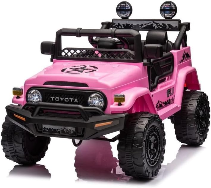 TOYOTA FJ Cruiser 12V Ride-On Car – Rugged Adventure & Iconic Style (Pink) - Image 1