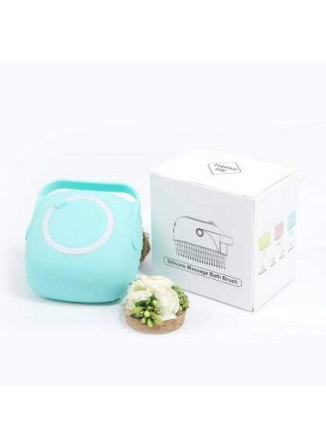 EASYMART Body Bath Brush Silicone Soft Cleaning Bath Body Brush With Shampoo Dispenser  - Image 2