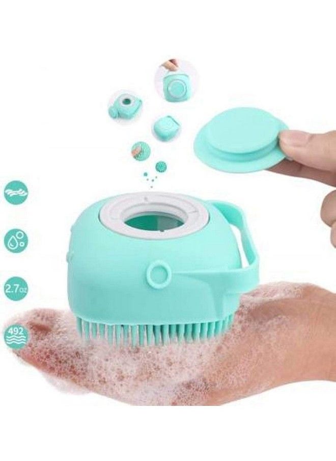 EASYMART Body Bath Brush Silicone Soft Cleaning Bath Body Brush With Shampoo Dispenser  - Image 4