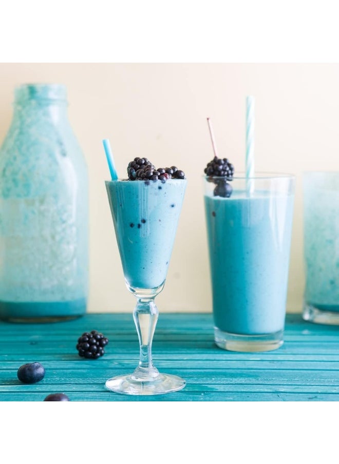 Ellie's Best - Blue Spirulina Powder 100% Pure Superfood Supplement Brilliant Blue Natural Food Coloring Pure Water Extracted - Image 1