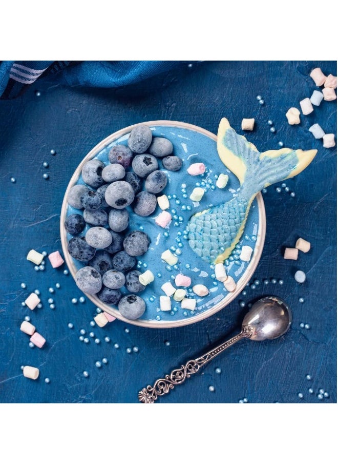 Ellie's Best - Blue Spirulina Powder 100% Pure Superfood Supplement Brilliant Blue Natural Food Coloring Pure Water Extracted - Image 1
