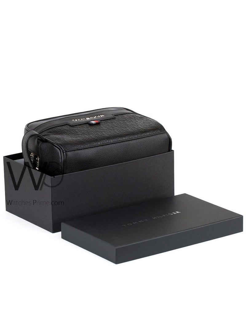 Tommy Icons Tommy Hilfiger Fabri Black Handbag For Men - Image 4