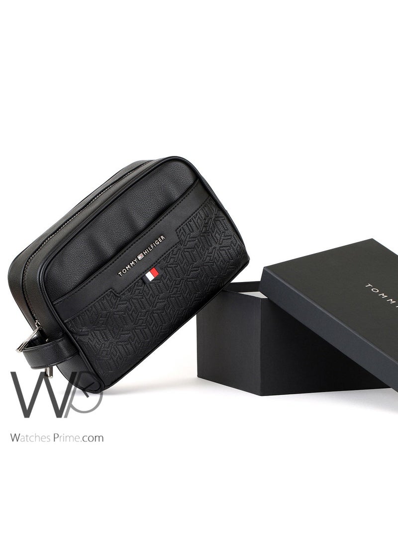 Tommy Icons Tommy Hilfiger Fabri Black Handbag For Men - Image 3
