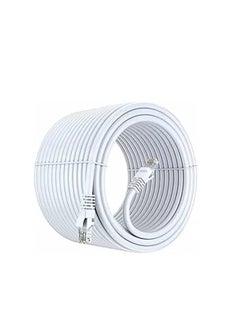 NTECH Cat 6 Ethernet Cable (Cat6 Cable) Ethernet Computer LAN Network Cord - Grey  (100 Meters)
