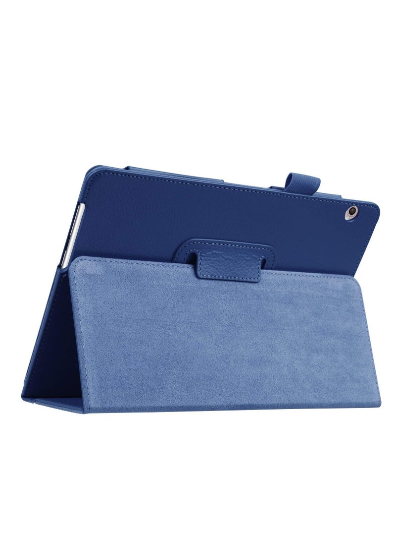 Excefore غطاء حماية تابلت لجهاز هواوي هونور T3 10-L09/W09، حامل جلدي ممتاز بزوايا رؤية متعددة، مقاس 9.6 بوصة، لجهازك اللوحي، يدعم الغطاء الذكي المغناطيسي (أزرق) - Image 4