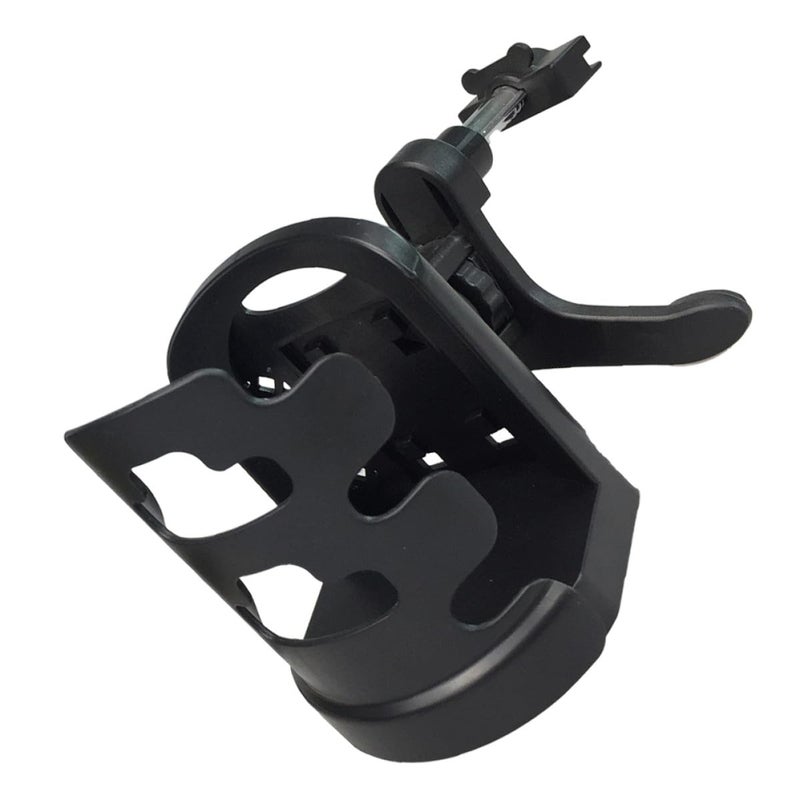 Universal Car Cup Holder Air Vent Mount Black Plastic Beverage Rack for Travel - Image 2