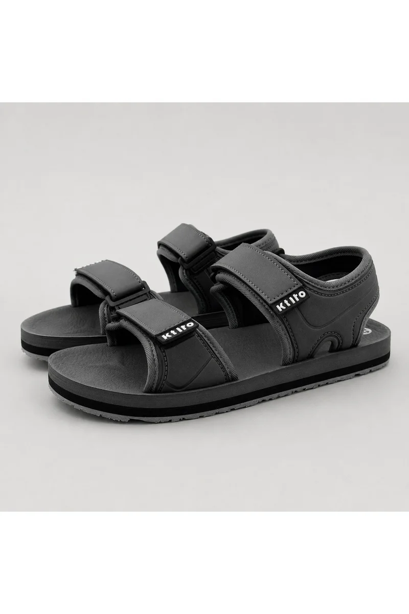 Feet First Men’s Sports Sandals with Adjustable Velcro Straps – Lightweight Comfort Outdoor Walking Sandals