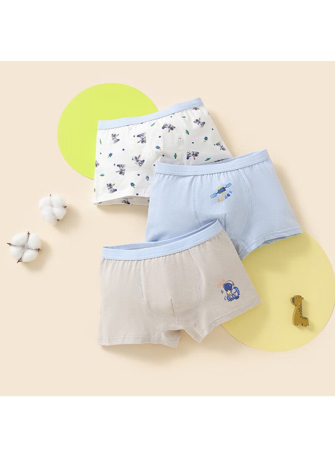 Hodo Boys' Cotton Boxer Briefs, Class A Antibacterial Underwear, Youth Boxer Shorts K4059 150 - Image 1