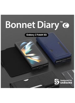 Z Fold4 Bonnet Diary Black