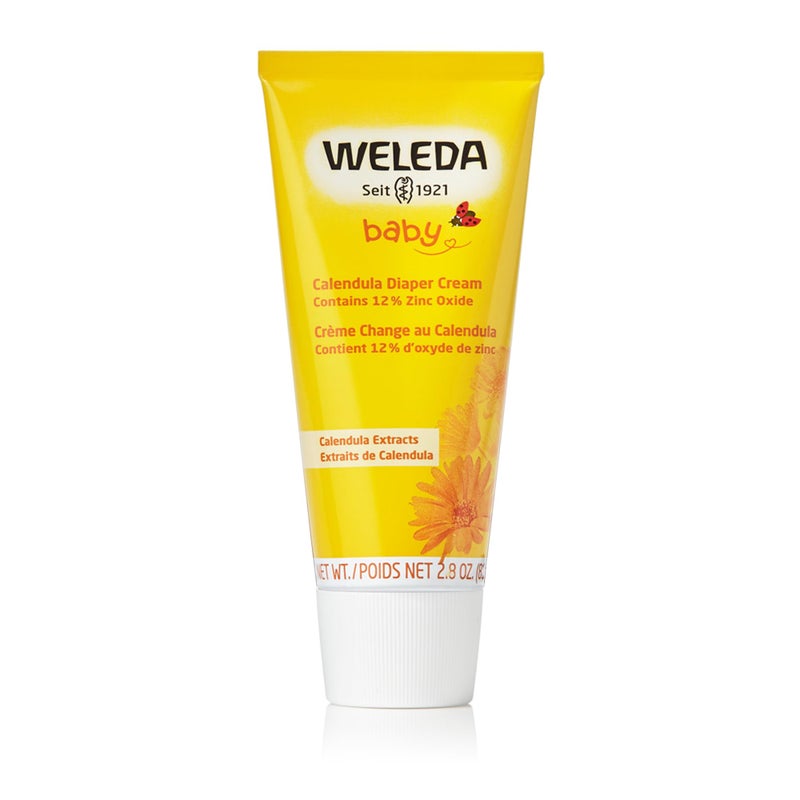 ويليدا Baby Calendula Diaper Cream, 2.8 Fluid Ounce, Plant Rich Protection with Calendula, Chamomile, Sweet Almond Oil, Lanolin and Zinc Oxide - Image 1