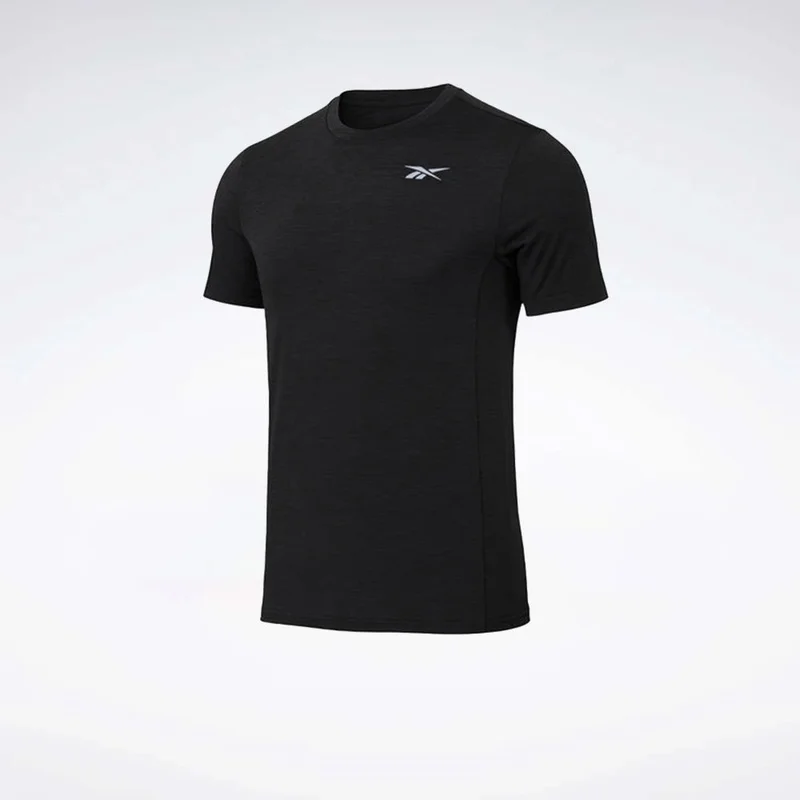 Reebok Running Short Sleeve Men's Tee - Black