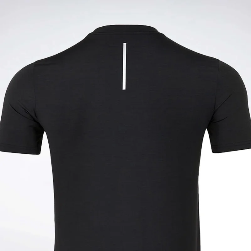 Reebok Black Reebok Running Short Sleeve Men's Tee - Black for Men | Best Price UAE