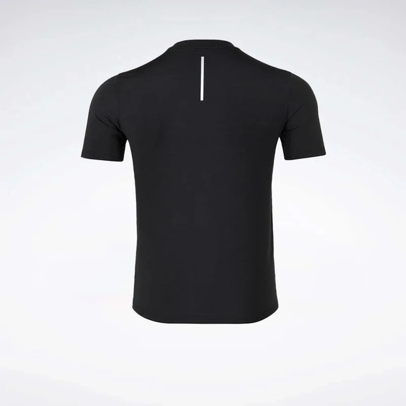 Reebok Black Reebok Running Short Sleeve Men's Tee - Black for Men | Best Price UAE