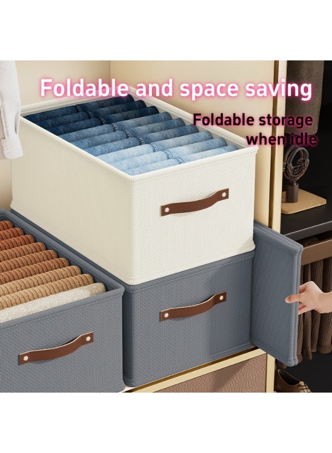 Foldable Fabric Storage Bins for Closet & Shelf – Sturdy Cube Organizer Boxes, Multipurpose Home Storage for Clothes, Towels, Shoes, Books, Toys – Stackable, Durable, Decorative Storage Basket for Bedroom, Living Room, Bathroom, Dorm, Laundry Room - Image 2