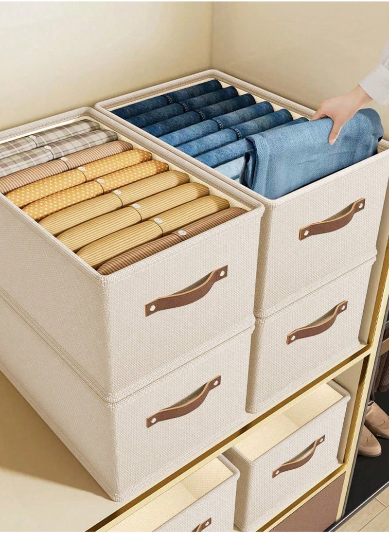 Generic 1pc Versatile Foldable Storage Box For Clothes, Jeans, Underwear & Socks - Non-Woven Fabric Organizer ﻿  - Image 4
