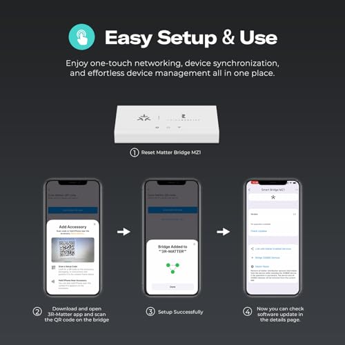 THIRDREALITY Smart Bridge MZ1 -Zigbee to Matter Connectivity, Compatible with Google Home, Apple Home, SmartThings, Home Assistant etc. - Image 2