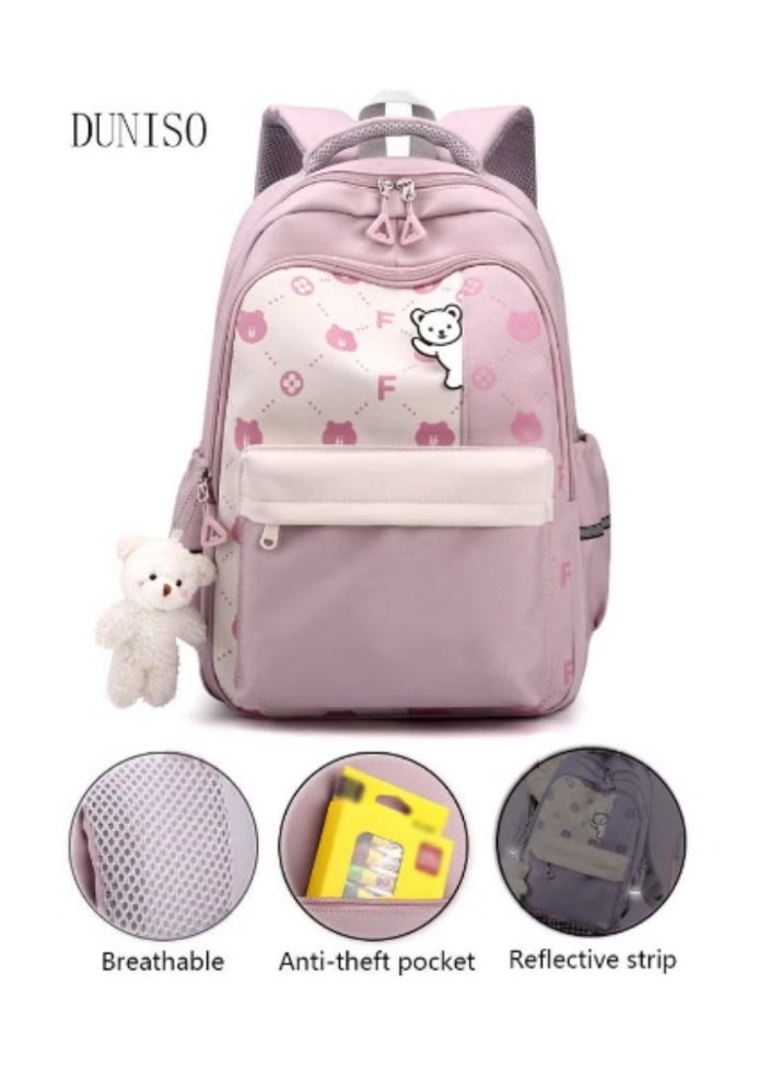 DUNISO Breathable & Anti - theft Cute Bear Backpack - Image 1