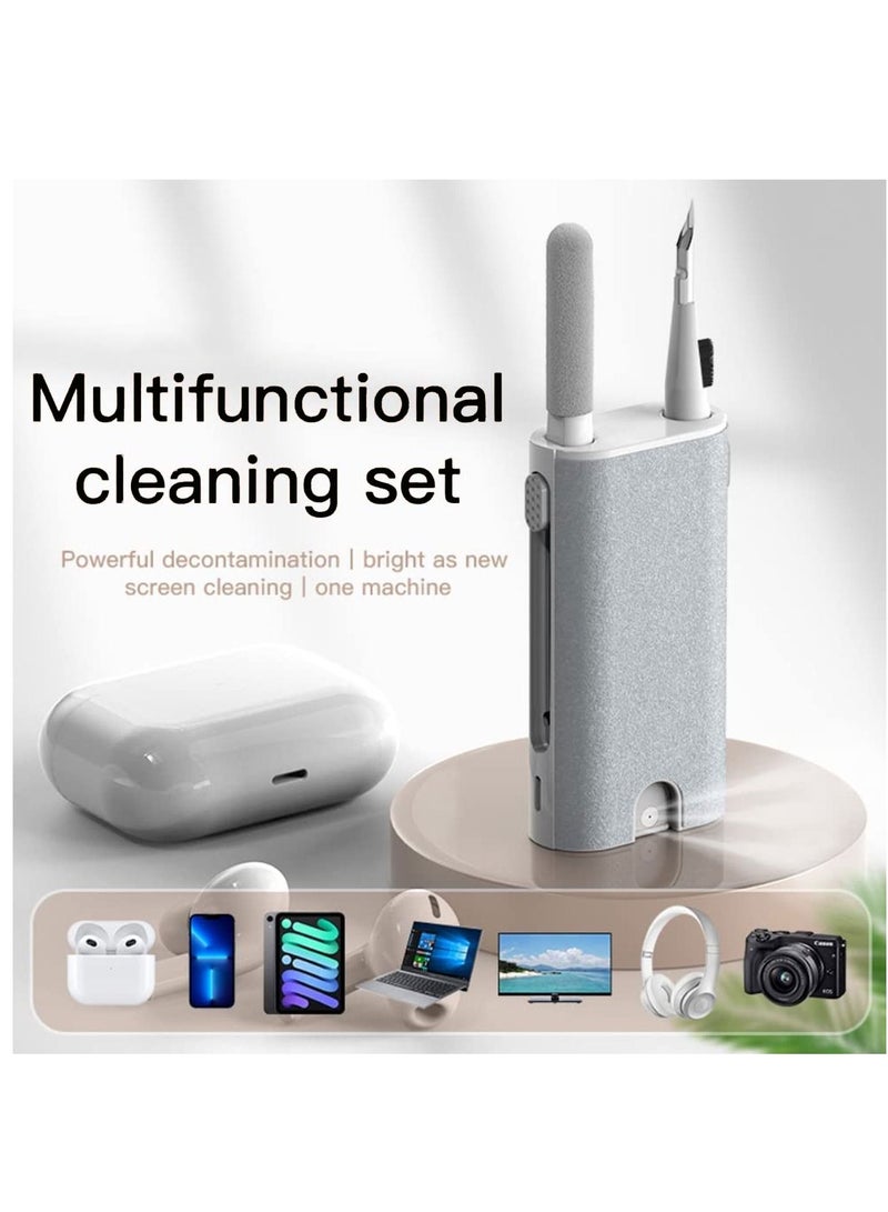 Excefore Multi Cleaning Bluetooth Earphones Pen Earbuds Cleaner Kit Portable Multipurpose Tool Box for Mobile Phone Keyboard Wireless Earplugs Charging Laptops Camera Dust  - Image 2