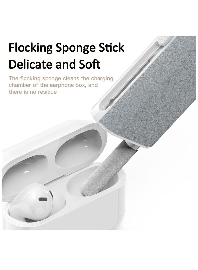 Excefore Multi Cleaning Bluetooth Earphones Pen Earbuds Cleaner Kit Portable Multipurpose Tool Box for Mobile Phone Keyboard Wireless Earplugs Charging Laptops Camera Dust  - Image 4
