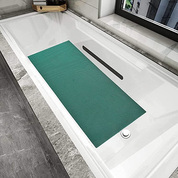 Purav Light AntiSkid NonSlip Waterproof Rubber Door Mat for Home Outdoor Entrance Large Size Foot Mats 2x14 feet Green - Image 3