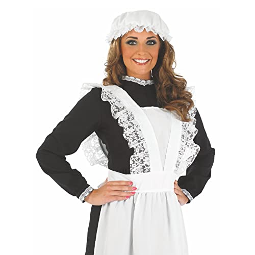 fun shack Victorian Maid Costume for Women, Long Sleeve Dress, Classic Maid Outfit, Elegant Victorian Style, Medium - Image 2