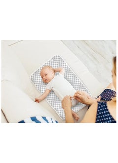 Moro Moro Baby Waterproof Changing Pad, 50x70 cm, Soft Cotton Surface  - Image 2