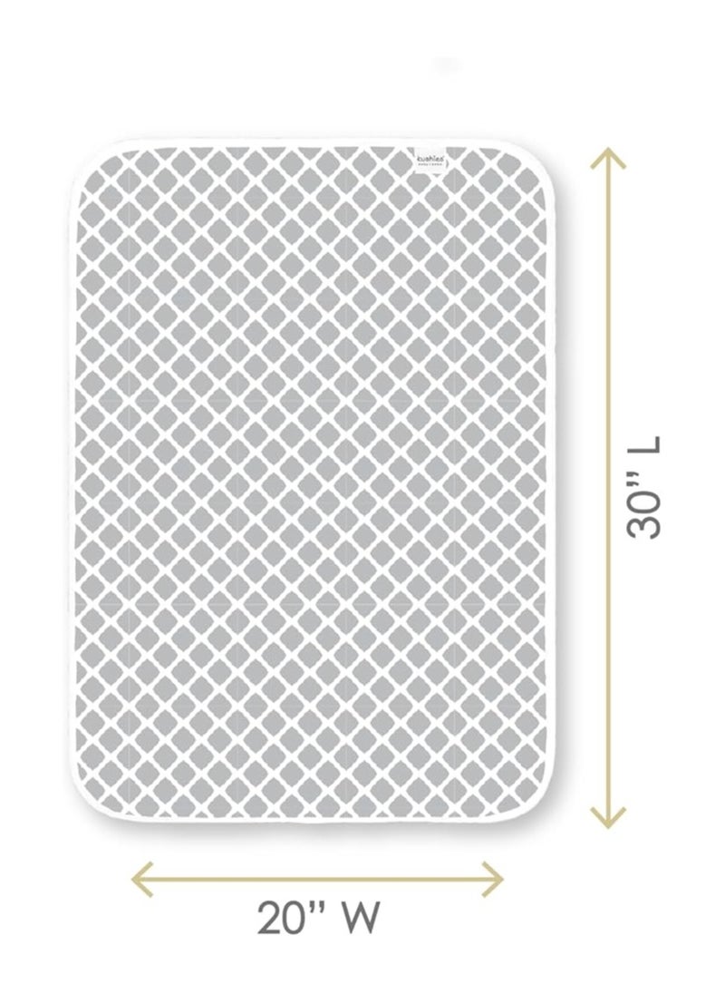 Moro Moro Baby Waterproof Changing Pad, 50x70 cm, Soft Cotton Surface  - Image 3