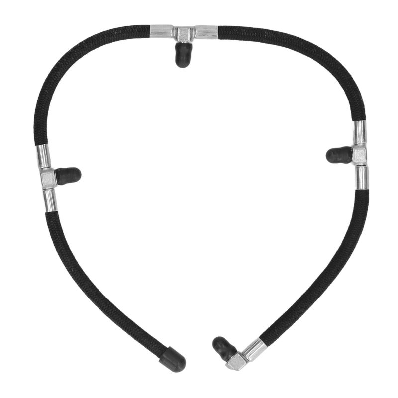 Engine Injector Fuel Return Pipe Rubber Oil Return Tube Replacement for Fuso 4M50 53cm Length - Image 1