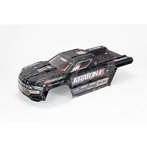 ARRMA 15 Painted Body Black KRATON 4X4 8S EXB ARA409008 - Image 1