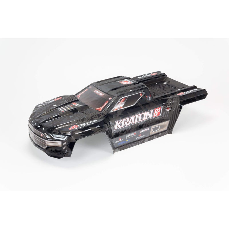 ARRMA 15 Painted Body Black KRATON 4X4 8S EXB ARA409008 - Image 3